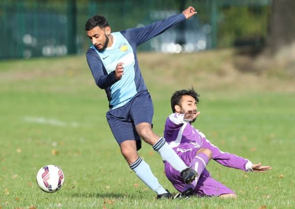 Mo Omar was among the goal scorers as Mount Pleasant defeated Battyeford 7-1 in the Heavy Woollen Championship.