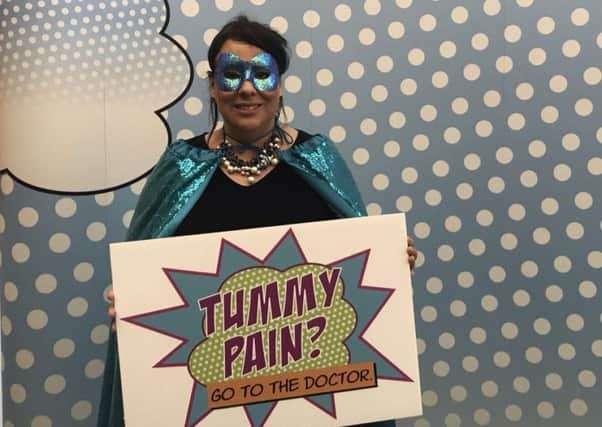 Teal hero: Paula Sherriff MP has been helping to raise awareness of the symptoms of ovarian cancer.