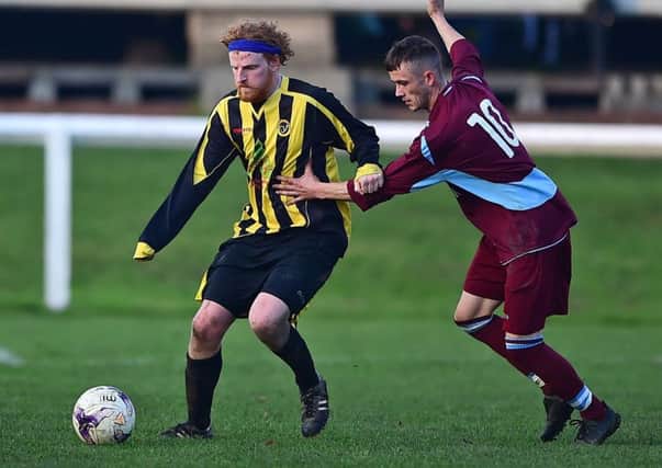 Lewis Collinson was among the goal scorers as Norristhorpe were held to a 3-3 draw by Prospect in Yorkshire Amateur League Division Three last Saturday, a result which dented their hopes of promotion. Picture: Paul Butterfield