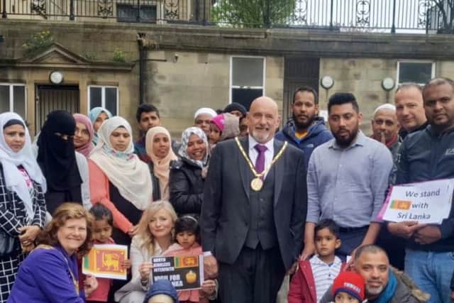 Batley folk from all walks of life joined to stand with Sri Lanka on Friday.