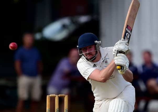 David Bolt smashed 154 as Mirfield Parish defeated Almondbury in the Huddersfield League Championship.