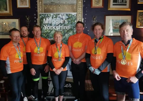 Tour de force: Staff at Wakefield Acoustics cycled the 80-mile Tour de Yorkshire route and are planning other fundraising feats.