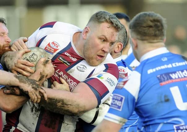 Zach Johnson returned to the Thornhill side and produced a man-of-the-match performance as the Trojans ended a seven-match losing run with victory over Leigh Miners. Picture: Scott Merylees