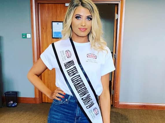 Hanna Hudson, 16, will take to the catwalk at the 'Miss International Rose' modelling competition later this year.