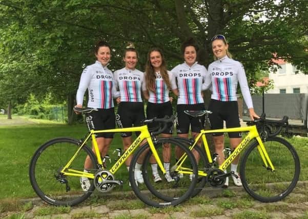 Sponsorship from Triton Construction means the Drops cycle team can take part in the much-anticipated Womens Tour of Britain this week.