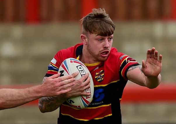 Sam Day earned praise from coach Lee Greenwood for his display against Rochdale Hornets last week which saw the hooker score two tries in the 66-10 rout. Picture: Paul Butterfield