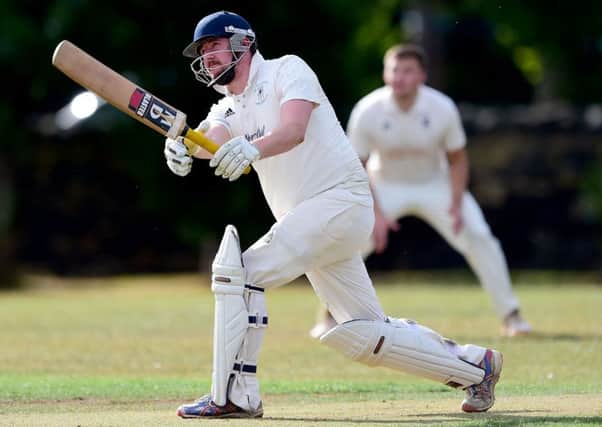David Bolt struck 60 off just 27 balls at the top of the Mirfield Parish Cavaliers innings which set the platform for victory over Almondbury in the Huddersfield League Championship.