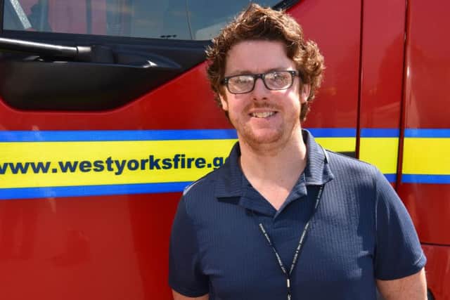 Chair of the West Yorkshire Fire and Rescue Authority, Councillor Darren ODonovan