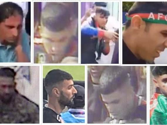 Police want to speak to these 8 men - do you recognise anyone?
