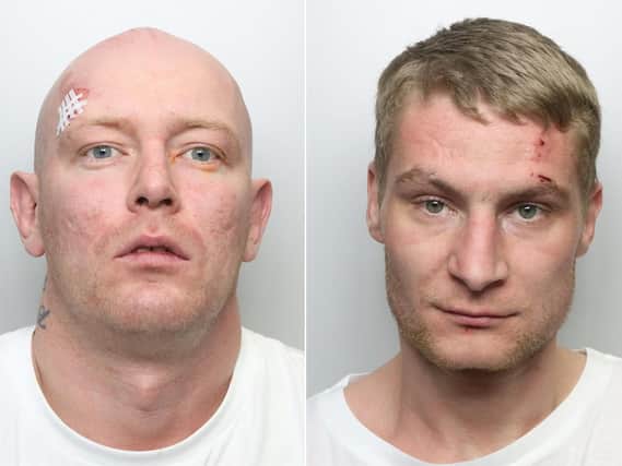 Ryan Hurley, aged 32, of Dewsbury and Lee Cass, aged 27 of Heckmondwike have both been jailed