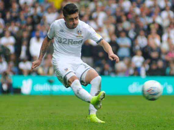 Pablo Hernandez, who failed to find the net despite firing in several shots for Leeds United against Swansea.