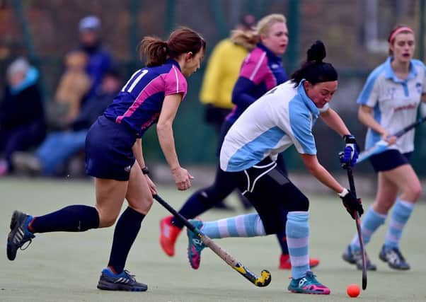 Kim Sharples capped a player-of-the-match performance by scoring the winning goal as Batley Ladies defeated Northallerton to move up to third place in the Yorkshire Hockey Assocaition Division Four West. Picture: Paul Butterfield
