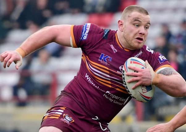 Tom Lillycrop could be in line to make his Cleckheaton RUFC debut in Saturdays clash away to North One East leaders Driffield having played Championship rugby league for Batley Bulldogs. Picture: Paul Butterfield