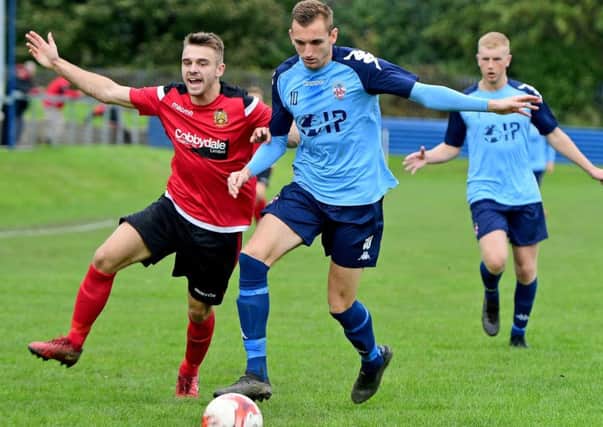 Oliver Fearon put Liversedge ahead but it was not enough to prevent a 2-1 defeat at Hemsworth last Saturday.
