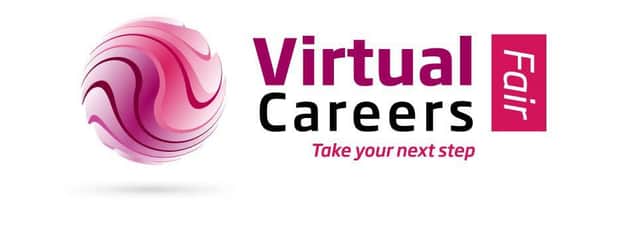Virtual Careers Fair logo.