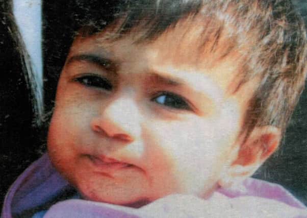 Collect picture of 2-year-old Sanam Navsarka who died following horrific injuries.Picture: Ross Parry Agency