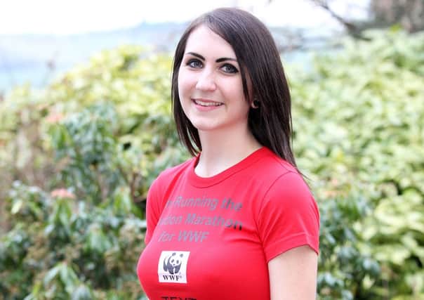 Holly Stuart is running the London Marathon for the WWF