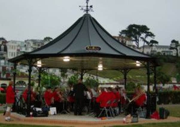 GRAND DESIGNS A bandstand similar to this will be built in Longcauseway Memorial Gardens. Picture:  Andy Thornton.