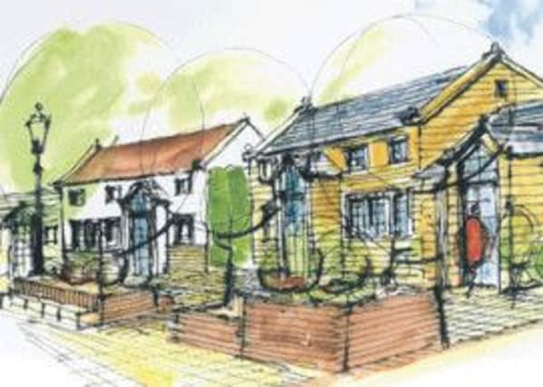 ECO HOMES: How the scheme would look.