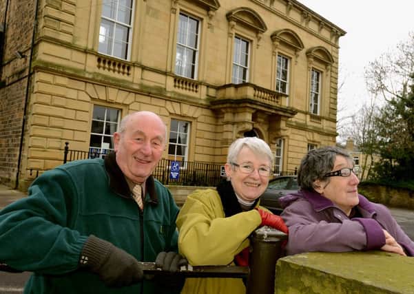 Malcolm Haigh, Trees Fewster and  Imelda Marsden are to organise a literary walk to coincide with the North kirklees Literary Festival later this year, walk starts at Gomersal Public Hall.  (d605a309)