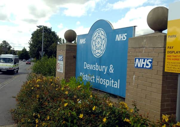 MEETING Dewsbury Area Committee will discuss proposed changes at Dewsbury and District Hospital tomorrow.
