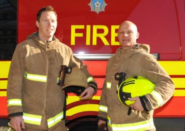 Ronan Bruce and Steve Hanson who are to teach life-saving skills in Africa