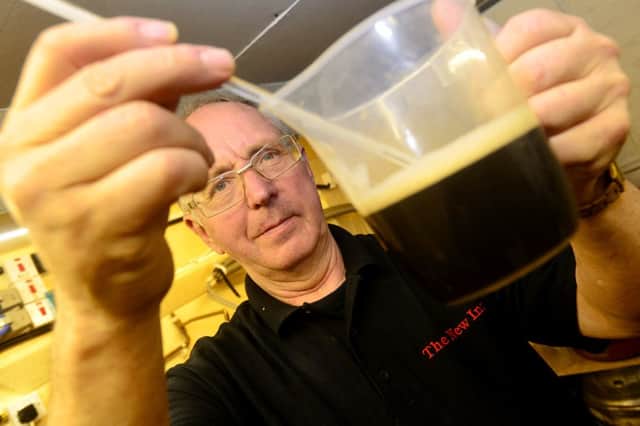 Joe Kenyon runs a microbrewery in Roberttown in the cellar of the New Inn - which has won CAMRA local pub of the year. (D511C315)