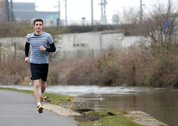 IN TRAINING Jamie Presland is running in the first Yorkshire Marathon.