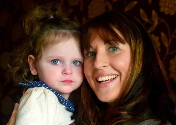Isla Smith from Earlsheaton has Dravets syndrome - her mum (Claire) is trying to raise awareness of the condition. (W534J314)
