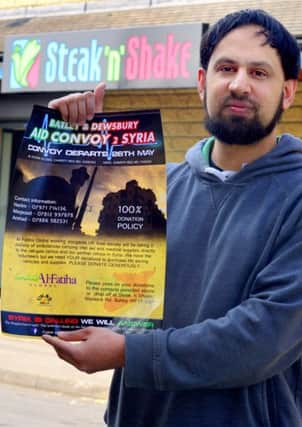 Volunteer Arshad Patel will join the convoy to Syria. (D533B315)
