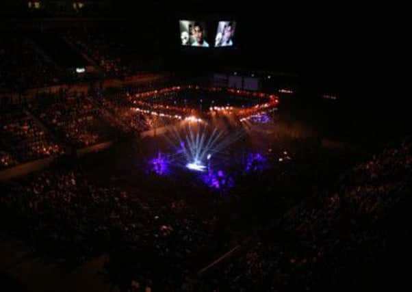 Motorpoint Arena Sheffield at the Gary Sykes v Jonny Kays fight
