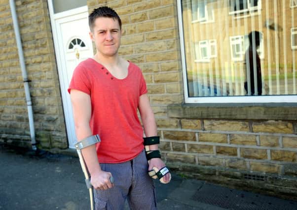 Ryan Glynn - The injured Shawcross Sharks player after his broken neck. (D543A318)