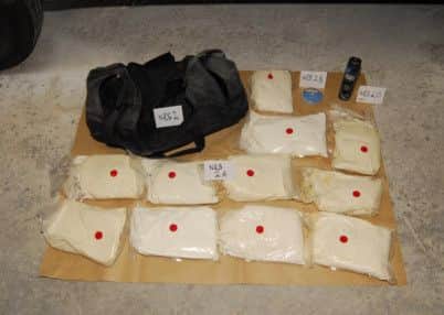 LUCRATIVE HAUL: Some of the drugs found by police, out of a total believed to be worth £1.3m.