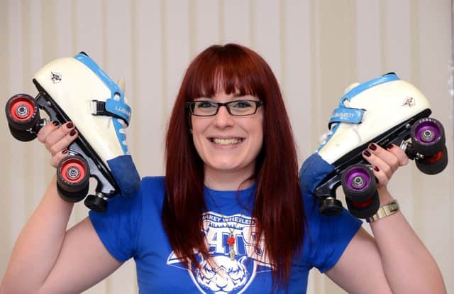 Dewsbury Reporter news editor Lindsay Pantry, who is taking on a roller marathon to raise money for the Reporter Series Fund