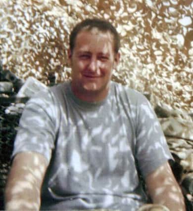 Shaun Brierley in Iraq a few days before he was killed.