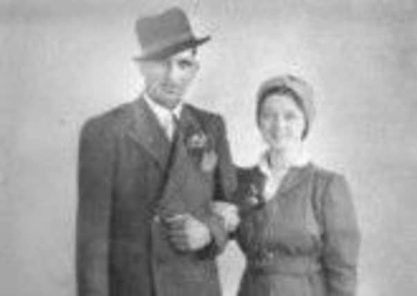 BREAKING BARRIERS Bharkat Ahmad and his wife, Susannah, on their wedding day in 1939.