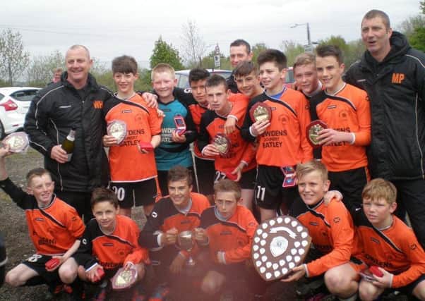 Howden Clough U13s win League Cup final to scoop the double
