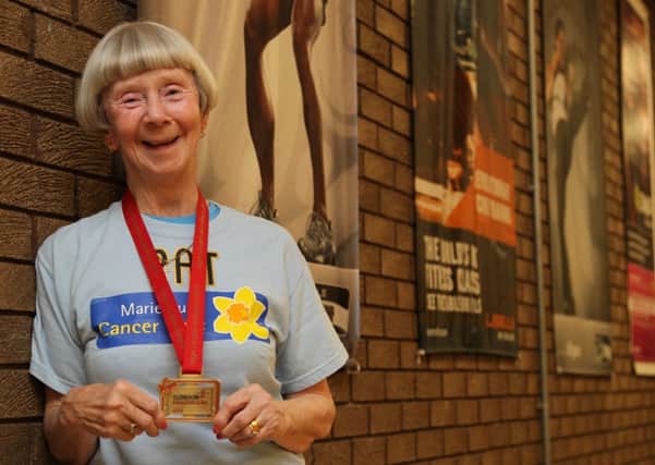 Pat Ainsworth has been going to Dewsbury Sports Centre to do circuits for more than 20 years. She's done 16 London marathons and raised £130k for charity and credits her fitness to her workouts at the sports centre.