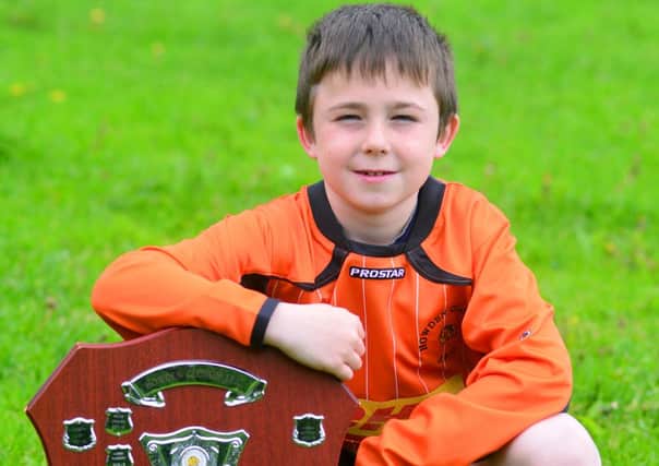 Harry McKenny has won a prestigious award playing for Howden Clough Juniors. (D542C322)