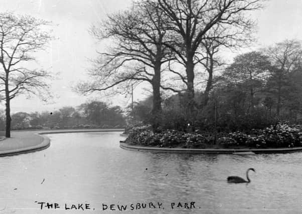 PAST TIMES The lake in Crow Nest Park as it used to look.