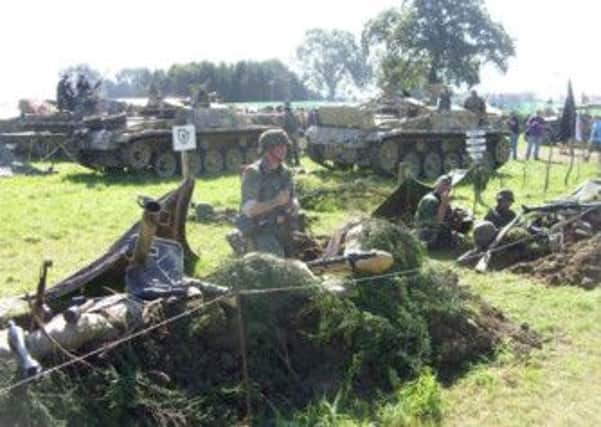Re-enactors at the Hunsworth war weekend