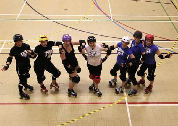 Wakey Wheeled Cats roller derby team are going on tour to recruit new members with open sessions in Castleford, Cleckheaton, dewsbury and Wakefield.
Danielle Millie, Anne Body, Katie Clayton, Louisa Bradley, Jenny Richardson, Zoe Melia, Scarlett Hindle