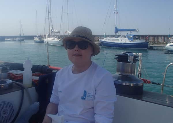 SET SAIL Bailey Coppack, 13, from Mirfield, has taken part in an inspirational sailing trip with the Ellen MacArthur Cancer Trust.