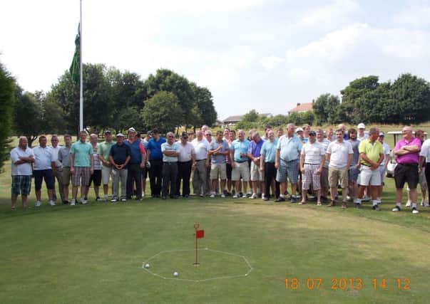 CHARITY DAY Golfers taking part in a challenge for Kirkwood Hospice and Mary's Wish.