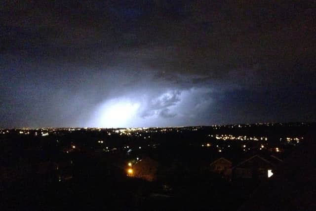 STORM SCENE Nathan Dibb took this picture from his window in Liversedge.