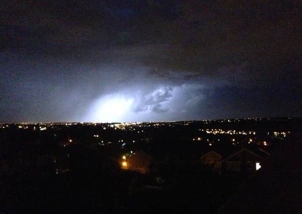 STORM SCENE Nathan Dibb took this picture from his window in Liversedge.