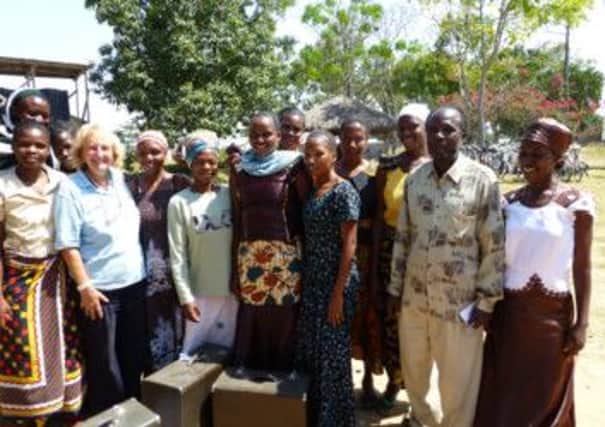 VOLUNTEER WORK Mirfield Rotary Club president Chris Philip on an earlier trip to Tanzania.
