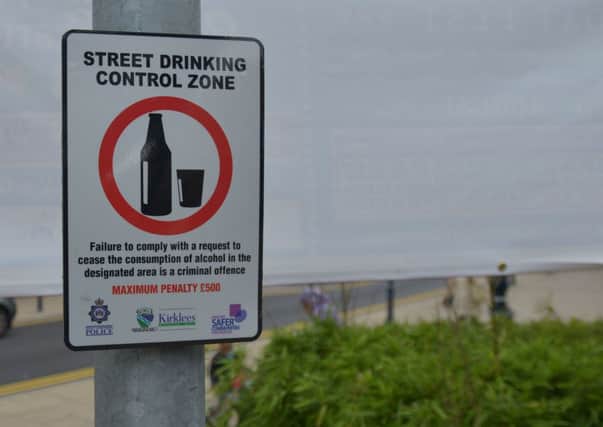 Drinkers are flouting the town centre control zone