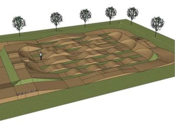 WHEELY GOOD An artist's impression of the BMX track.