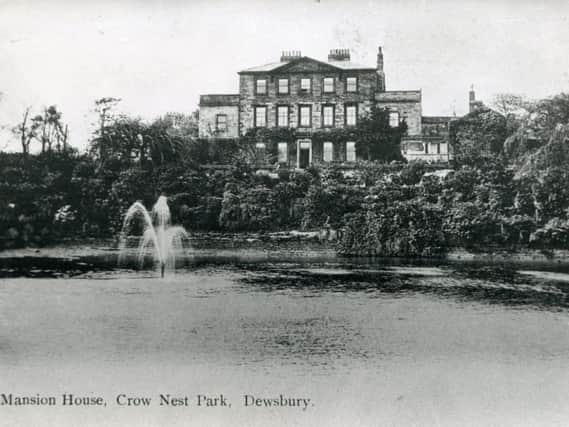 The Mansion House, Crow Nest Park, Dewsbury which is now Dewsbury Museum.